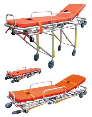 Carrello per barella in lega di alluminio